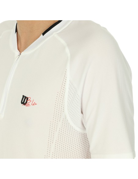 Camiseta Wilson Series Seamless Zip Henley 2.0 | Ofertas de pádel